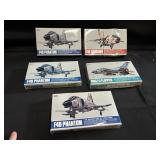 Open Box Jet Fighter Series Model Kit Lot