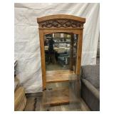 Curio Cabinet Opens from Side-see notes