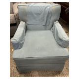 Blue Arm Chair-Needs Cleaning