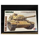 Open Box Tamiya U.S. Marine M60A1 tank