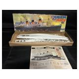 Open Box 1970s Revell RMS Queen Mary As-Is