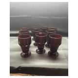 Anchor Hocking Georgian Ruby Red glassware