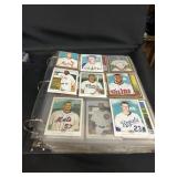 Binder Full of baseball cards