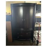 2 Piece Brownstone Dumont Cherry Armoire