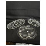 Vtg Glassware-Walther, Crystal, Celery Dish