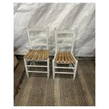 Vintage Ladder Back Chair Lot