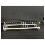 Rustic Farmhouse Metal Dish Rack