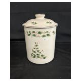 Royal China Holly Holiday 7' Cookie Jar