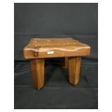 Antique Handmade Wooden Step Stool