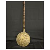 Antique Pierced Brass Copper Star Bed Warmer