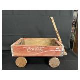 Coca Cola Wooden Crate Wagon