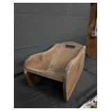 Primitive Wood Doll Crib/Chair