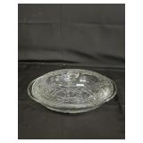 Anchor Hocking Avalon clear glass oval casserole