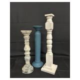 Wooden Candle Holder lot