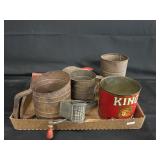 Vintage Kitchenware/Tin Lot
