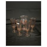 Pink Depression Glass Lot