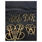 Metalcrafters Colonial Williamsburg Brass Trivets