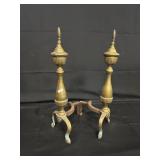 Vintage Brass Andirons