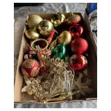 Box Lot Christmas Ornaments