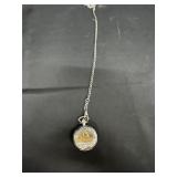 Vintage Style Train Themed Pocket Watch