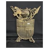 Vintage Sexton Cast Aluminum Coat of Arms