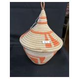Rwanda Genuine Handwoven Peace Basket