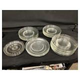 Clear Plate Lot 6.5' and 8' Perfect for Weddings