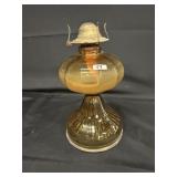 Vintage Amber Kerosene Lamp