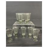 Vintage Lenox Antique Pale Green Goblets