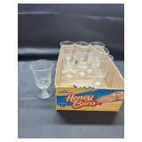 1950s Fostoria Century Juice Glasses-Glow Green