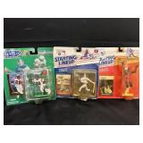 Starting Lineup Lot-some damage to cards