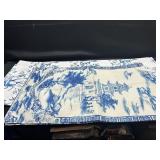 Blue and White Table Runner Lot of 3