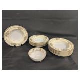 Noritake Soup Bowls/Footed Bowl Lot-Penelope