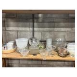 Shelf Deal-Fire King/Milk Glass/Crystal/Clear Glas