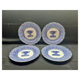 Spode Blue Room Warwick Vase Dinner Plate Lot