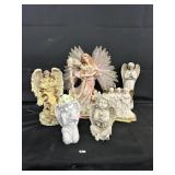 Resin/Ceramic Angel Figurine Lot