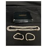 Vintage Lady Remington Pearl Necklace/Bracelet Lot