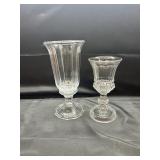 Crystal Hurricane Candle Holder/Crystal D'Arque