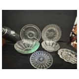 Cut Glass/Crystal Serving Piece Lot