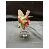 Franklin Mint European Robin porcelain bell