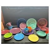 25 Pc Lot Fiesta Ware Dinnerware