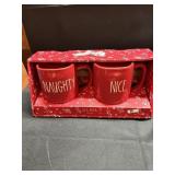 Rae Dunn Naughty and Nice Christmas Set