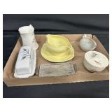 China Lot-sugar bowl/gravy boat/butter dish more