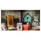 Contents of Shelf-Bird House/Tools and more