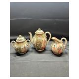 Chinese Rose Medallion teapot set -see photos