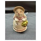 Vintage Otigari Ceramic Bunny Jam Jar w/spoon