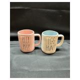 Rae Dunn Peep Peep/Egg Hunt Mug Lot