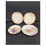 antique floral porcelain cabinet plates bavaria
