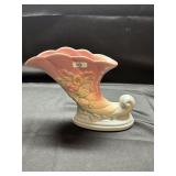 Vintage Hull Pottery Wildflower Cornucopia Vase