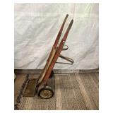 Antique Hand Truck Wood and Steel